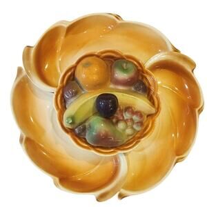 Vintage Mid Century Lane & Co Snack Tray & Covered Dish Set